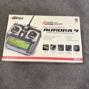 Hitec Aurora 9 9 Channel 2.4GHz Aircraft Computer Radio System Transmitter